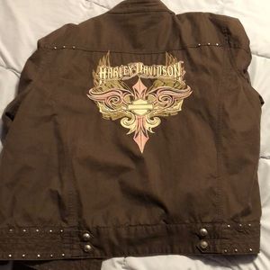 Harley Davidson Brown Jacket